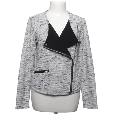 Bikerjacke (Grau, Schwarz, Weiß) von Lola Espeleta Elasthan, Polyester, Viskose