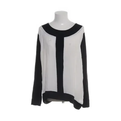 Blus (Vit, Svart) från Eva & Claudi Elastan, Silke, Viskos