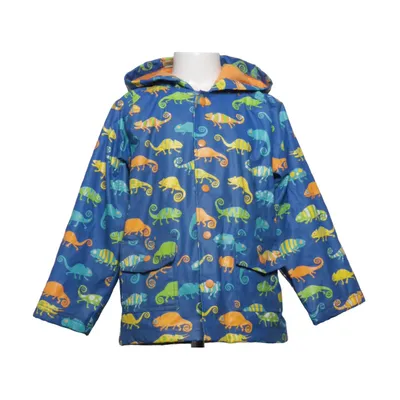 Regenjack (Blauw, Meerkleurig) van Hatley Polyester, Polyurethaan