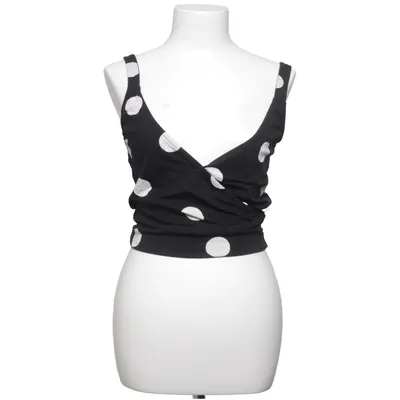 Crop top (Black, White) from Anna Field Petite Elastane, Organic cotton