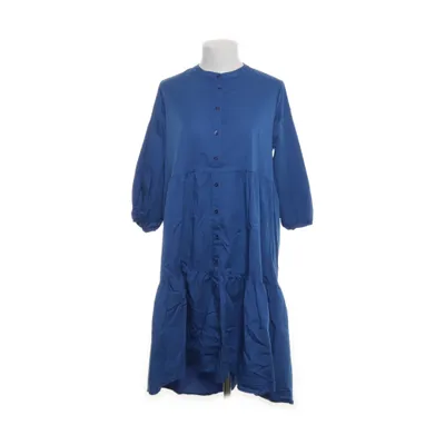 Dress (Blue) from Darling Harbour Cotton, Polyamide, Elastane