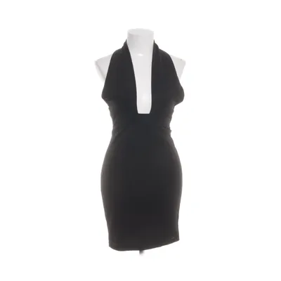 Halterneck-kjole (Sort) fra Bik Bok Elastan, Metallfiber, Polyamid, Polyester