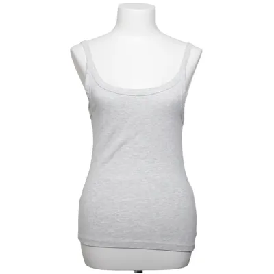 Débardeur (Gris) de H&M Basic Coton, Élasthane, Viscose