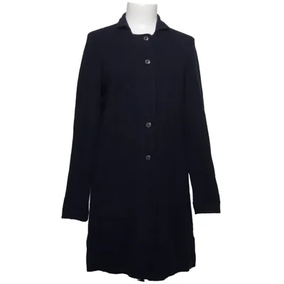 Manteau (Bleu) de Hansen & Jacob Cachemire, Coton, Polyamide, Viscose, Laine