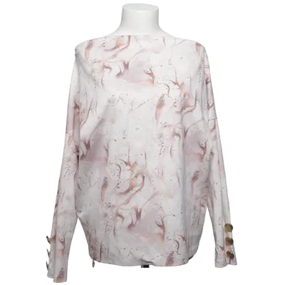 Pull-over (Blanc, Rose, Multicolore) de By Me Élasthane, Polyester, Viscose