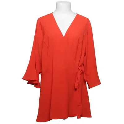Wikkelblouse (Rood) van City Chic Elastaan, Polyester
