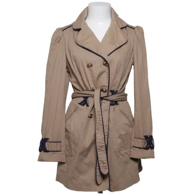 Trenchcoat (Beige, Blauw) van Fever London Katoen, Elastaan, Polyester