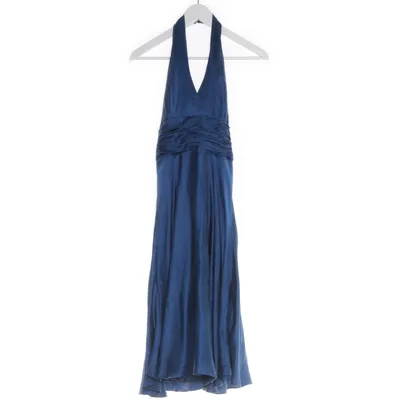 Robe dos-nu (Bleu) de Sixth Sense Acétate, Soie