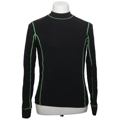 Baselayertrøje (Sort, Grøn) fra Lifewear Elastan