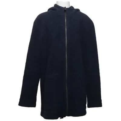 Manteau (Bleu) de Hessnatur Coton, Laine