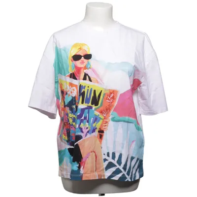 T-shirt (Wit, Meerkleurig) van Zara Katoen