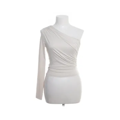Topp (Vit, Beige) från H&M Modern Classic Polyester, Elastan