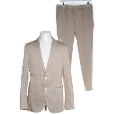 Kostym (Beige) från Hugo Boss Bomull, Elastan, Viskos, Acetat