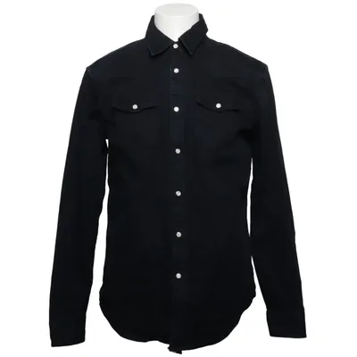 Jeansskjorte (Sort) fra BLK DNM Bomuld, Elastan