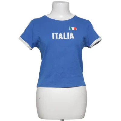 T-shirt (Blauw, Wit) van Edikted Katoen, Elastaan