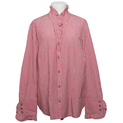 Shirt (Rood, Wit) van Mona Katoen, Polyester