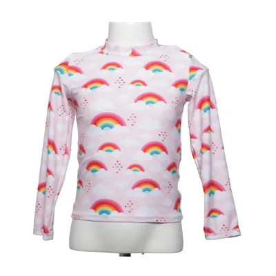 Badtröja (Rosa, Flerfärgad) från MIX Elastan, Polyester