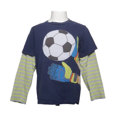 T-shirt à manches longues (Bleu, Vert, Multicolore) de Mini Boden Coton
