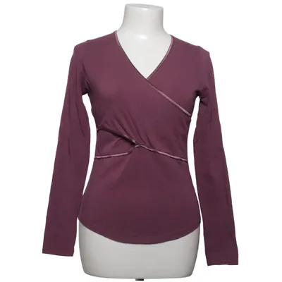 Nursing blouse (Purple) from Paola Maria Cotton, Elastane