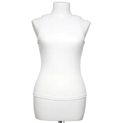 Débardeur (Blanc) de Loavies Coton, Élasthane, Polyamide, Polyester, Viscose