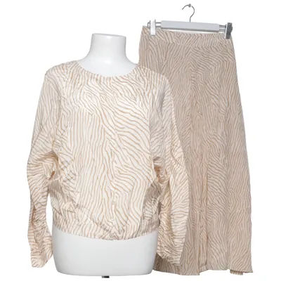 Set (Beige, White) from Dagmar Organic cotton, Viscose
