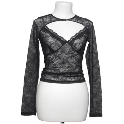 Top (Zwart) van Gina Tricot Elastaan, Polyamide
