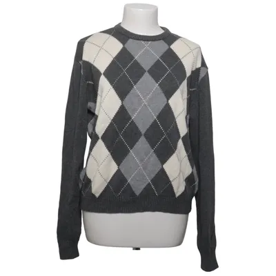 Strickpullover (Grau, Weiß) von John Galt Acryl, Baumwolle