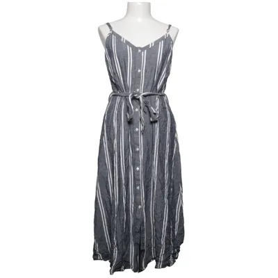 Jurk (Blauw, Wit) van Vero Moda Linnen, Viscose