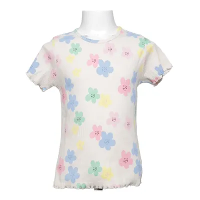 T-shirt (Beige, Flerfarvet) fra KiK Bomuld, Elastan