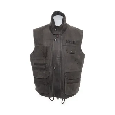 Gilet en cuir (Marron) de Canda C&A Cuir