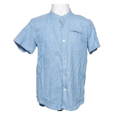 Chemise à manches courtes (Bleu) de Allen Solly Coton, Polyester, Tencel