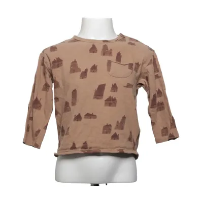 Long sleeve T-shirt (Brown) from Play Up Linen, Organic cotton, Recycled cotton