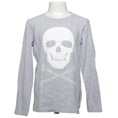 Langarmshirt (Grau, Weiß) von Skill 1963 Baumwolle, Viskose