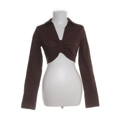 Crop top (Brun) från Divided by H&M Bomull, Elastan