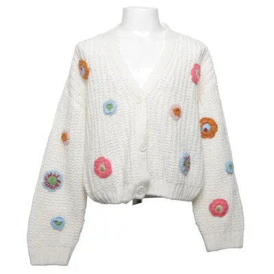 Cardigan (White, Multicolored) from Reserved Acrylic