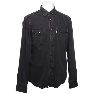 Jeansskjorta (Grå) från Emmett Bomull, Polyester