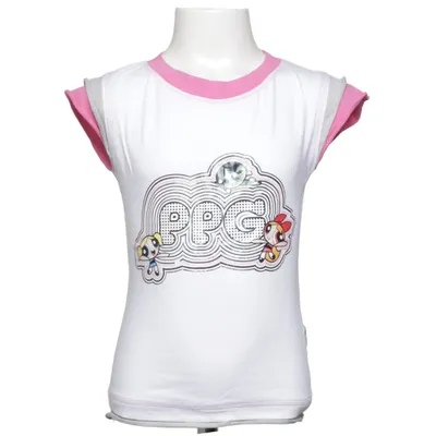 T-shirt (Wit, Roze, Grijs) van Cartoon Network Katoen, Elastaan