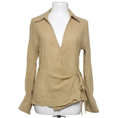 Wrap blouse (Beige) from Zara