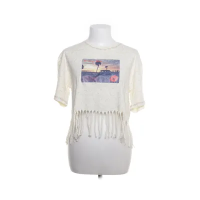 Crop top (Beige, Multicolored) from Ganni Organic cotton, Viscose