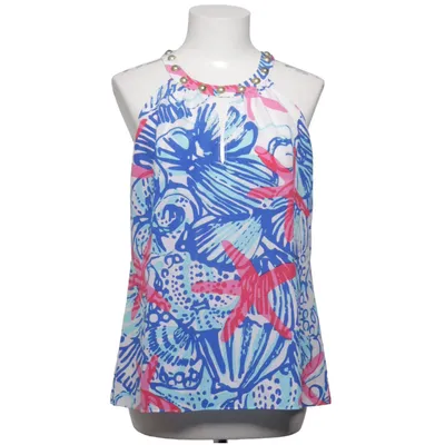 Halternecktopp (Blå, Rosa, Vit, Flerfärgad) från Lilly Pulitzer Silke