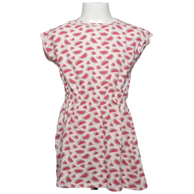 Klänning (Rosa, Röd, Grön) från Friends Elastan, Ekologisk bomull