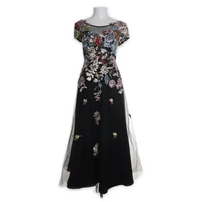 Aftonklänning (Svart, Flerfärgad) från House