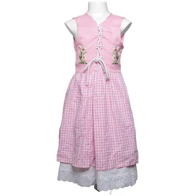 Dirndl (Rose, Blanc)