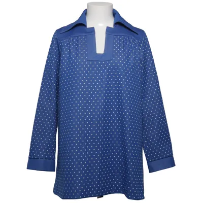 Blus (Blå, Vit) från Eiser Polyester, Viskos