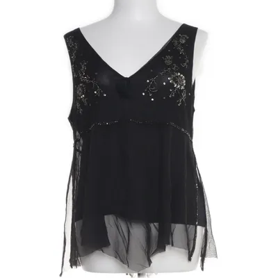 Tanktop (Zwart) van Fransa Polyamide, Polyester
