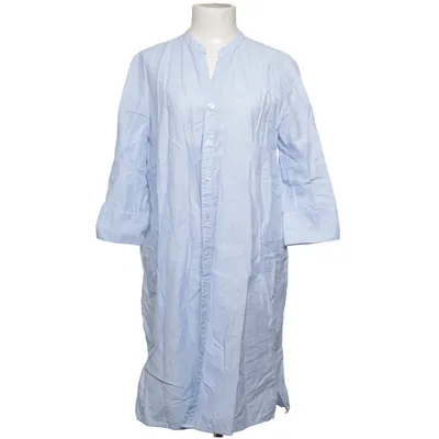 Jurk (Blauw) van Eterna Katoen, Linnen