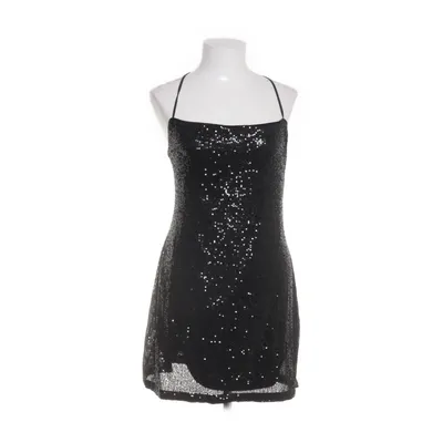 Klänning (Svart, Silverfärgad) från Divided by H&M Elastan, Polyester
