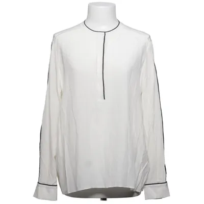 Blouse (White) from Iris & Ink Polyester, Silk