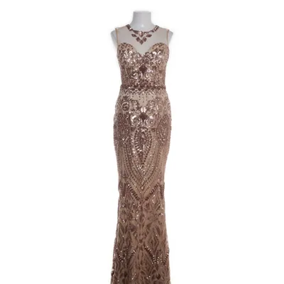 Aftonklänning (Beige, Flerfärgad) från Invito Polyester