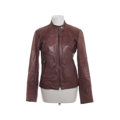 Läderjacka (Brun) från ESPRIT Polyester, Skinn